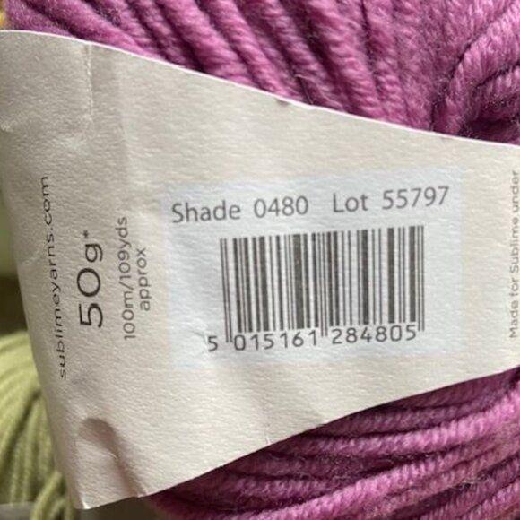 SUBLIME BY SIDAR - 24 ASSORTED SKEINS -  BEAUTIFUL COLORS - Picture 6 of 7